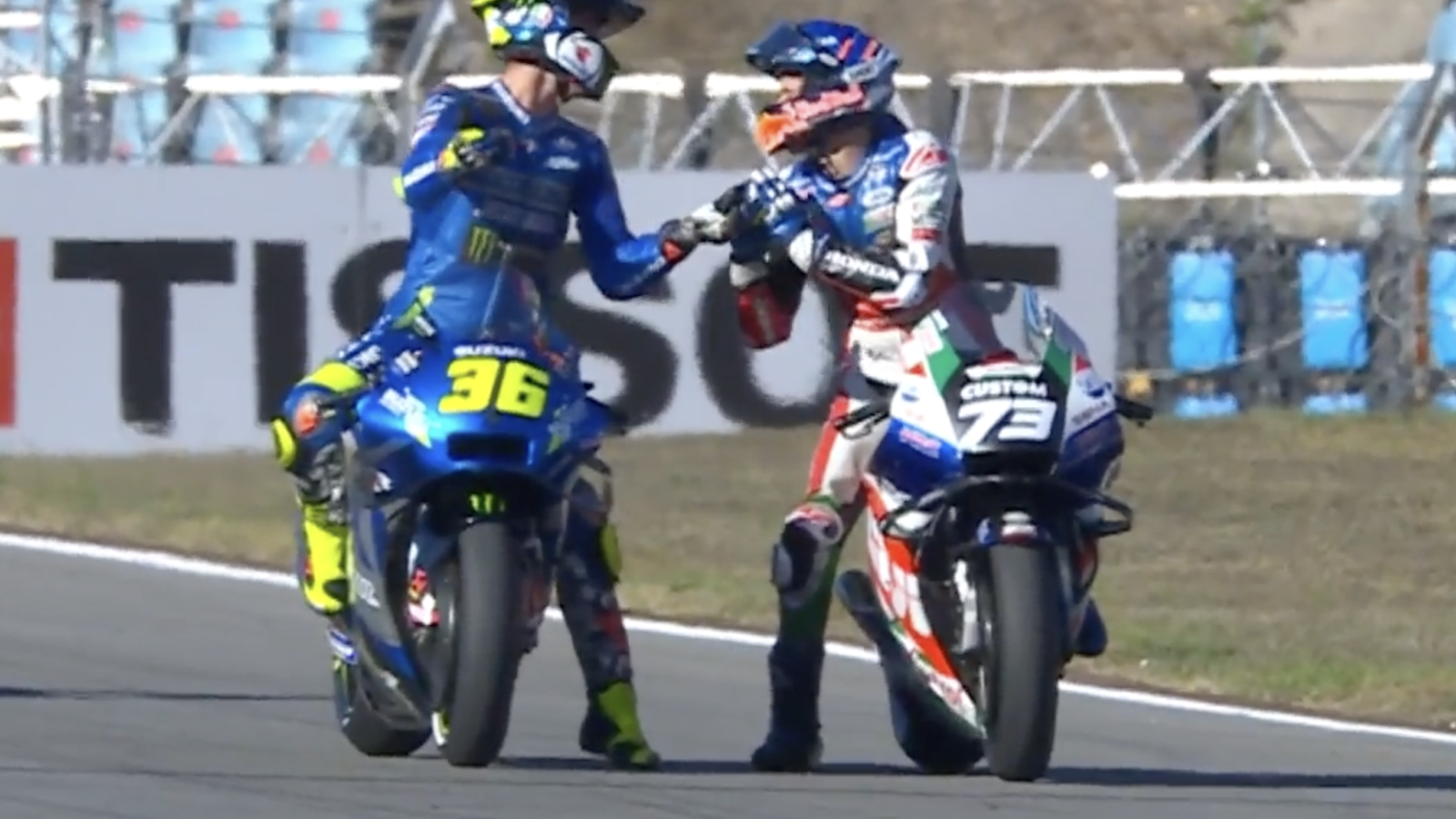 Joan Mir, Alex Marquez - Suzuki, LCR Honda, MotoGP, 2021, Portimao